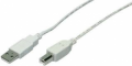 CAVO STAMPANTE ALTA VELOCITA' Spina USB 2.0 (tipo A) > Spina USB 2.0 (tipo B) 1,8MT GRIGIO