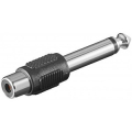ADATTATORE AUDIO SPINA 6,35MM (2-PIN, MONO) > PRESA RCA