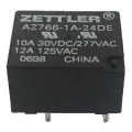 Relè AZ2766-1A-24DE - 10A 30VDC 12A 125VAC - ZETTLER