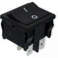 INTERRUTTORE BIPOLARE BILANCIERE ON/OFF 3A 250VAC FASTON 4,8