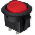 Interruttore - Rosso - 1P - SPST - ON/OFF - 6.5A@250V - 2 term. faston 4,8