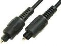 Cavo Audio Digitale OTTICO Toslink Maschio - Toslink Maschio 5MT Nero