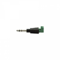 ADATTATORE DA SPINA JACK 6,3MM STEREO A MORSETTI A VITE