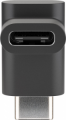 Adattatore da USB-C™ a USB-C™ 90°, nero Presa USB-C™ > Spina USB-C™