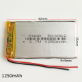 BATTERIA 3,7V 1250mAh LiPo PIATTE 503562