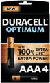 DURACELL OPTIMUM 100% extra life MINISTILO ALKALINE 1,5V AAA B4 BLISTER 4PZ