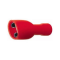 FASTON FEMMINA ISOLATO P. 6,3mm ROSSO