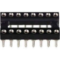 ZOCCOLO PER INTEGRATI 16 PIN P.2,54 TULIPANO DORATI
