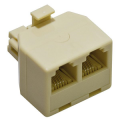 ADATTATORE MODULARE PLUG RJ11 1 SP/2 PR 6P/4C PIN TO PIN