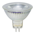 FARETTO LED MR16 Vetro, GU5.3, 6W, BA45°, 3000K CALDA, 12Vdc, LM500, RA 80, 50*49mm Box	