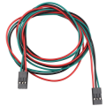 CONNETTORE DUPONT 3 PIN FEMMINA FEMMINA DA 70CM 26AWG 0,25MM