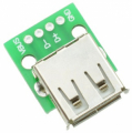 CONNETTORE USB FEMMINA TIPO A SU MODULO PCB 4 PIN A SALDARE