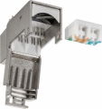 PRESA MODULARE Keystone RJ45 CAT6 STP MONTAGGIO LSA PRESSIONE