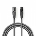 CAVO DIGITALE DMX 110OHM XLR MASCHIO XLR FEMMINA 3mt NEDIS