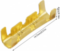 CONTATTO DI GIUNZIONE A CRIMPARE IN OTTONE PER CAVI DA 0,5-1,5mm2
