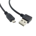 CAVO ricarica+dati USB - MicroUSB - ANGOLATO 90° 1MT