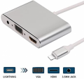 ADATTATORE CONVERTITORE DA Lightning - HDMI/VGA/Jack audio 3.5mm