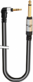 CAVO AUDIO JACK 3,5mm STEREO MASCHIO 90° JACK 6,35mm MONO MASCHIO 3mt AUDIODESIGN X-PRO DOPPIA SCHERMATURA
