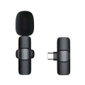 MICROFONO LAVALIER WIRELESS 2.4GHz DISTANZA 20M RICARICABILE USB TYPE-C