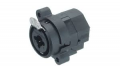 NEUTRIK PRESA XLR 3 POLI VERTICALE DA PANNELLO A SALDARE