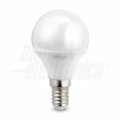 LAMPADINA LED MINIGLOBO LUCE FREDDA 6500K E14 6W 490lm