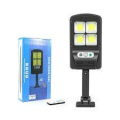 LAMPIONE STRADALE A LED SOLARE IN ABS CON TELECOMANDO E SENSORE DI MOVIMENTO