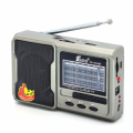 RADIO ANALOGICA FM/SW/AM Altoparlante Bluetooth ricaricabile con lettore di schede USB TF