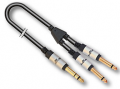 AUDIODESIGN CAVO ADATTATORE X-PRO DOPPIA SCHERMATURA JACK STEREO 6,3-2 JACK MONO 6,3 1,5MT