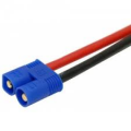 CONNETTORE EC5 2 POLI MASCHIO CABLATO CON CAVO IN SILICONEC 10AWG 20CM