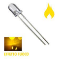 DIODO LED 5mm FLICKERING TREMOLANTE GIALLO 3,2V/3,4V