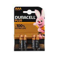 DURACELL PLUS +100% BATTERIA ALKALINA STILO AAA LR03/MN2400 BLISTER 4PZ