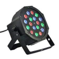 MINI FARO STROBO RGB A 18 LED PROGRAMMABILE