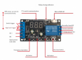 MODULO TEMPORIZZATORE DIGITALE PROGRAMMABILE 5-30VDC TRIGGER MICRO USB