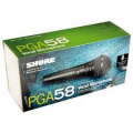 SHURE PGA58 MICROFONO DINAMICO CARDIOIDE CON INTERRUTTORE - CAVO - SUPPORTO - CUSTODIA