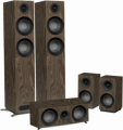 JAMO S807HCS WALNUT SISTEMA HOME CINEMA PREDISPOSTO DOLBY ATMOS CENTRALE + 2 SCAFFALE + 2 PAVIMENTO