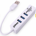 TEKONE LETTORE DI SCHEDE HUB USB 2.0 3 PORTE