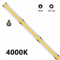 Striscia LED COB IP20 5m 4000K 12V 15W/m 1400lm/m