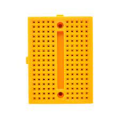 Piastra sperimentale breadboard 170 contatti gialla