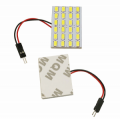 SET LUCI DI CORTESIA A LED PER AUTO 24 LED 12V CON ADATTATORI