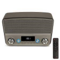 AIWA BSTU-750BK HOME SPEAKER 50W RMS HDMI ARC TOSLINK BLUETOOTH FM PLL OROLOGIO NERA