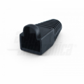 COPROCONNETTORE PER PLUG RJ45 ø6,5mm NERO