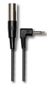 CAVO AUDIO MINI XLR MASCHIO JACK 3,5mm MASCHIO MONO 90° 0,2mt AUDIODESIGN