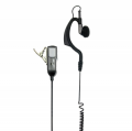 MIDLAND MA21-SX Microfono con auricolare regolabile e PTT, con cavi spiralati. Presa 1 Pin