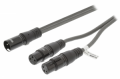 CAVO AUDIO XL3 3P MASCHIO - 2 XLR 3P FEMMINA 1,5MT