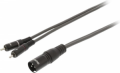 CAVO AUDIO XLR 3P MASCHIO - 2 RCA MASCHIO 10MT