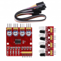 MODULO DI CONTROLLO 4 SENSORI RILEVAMENTO AD INFRAROSSI DA 2>60CM 3,3>5VDC LM339