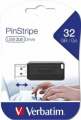 PENDRIVE CHIAVETTA USB RETRATTILE 2.0 32GB VERBATIM PINSTRIPE