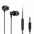 AURICOLARI IN-EAR CON CAVO E MICROFONO COLORE NERO AIWA