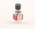 DEVIATORE BIPOLARE MOMENTANEO A PULSANTE TATTILE DA PANNELLO SPTD 5A 125V NERO