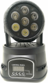 TESTA MOBILE LED 7X10W RGBW DMX512 9-14 CANALI